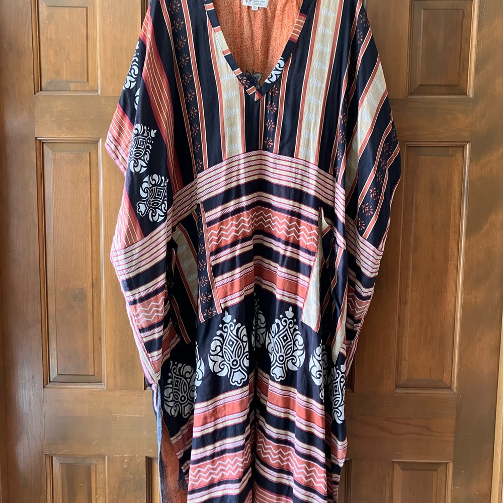 Kantha Bae Cotton Sari Take It Easy Muu Kaftan